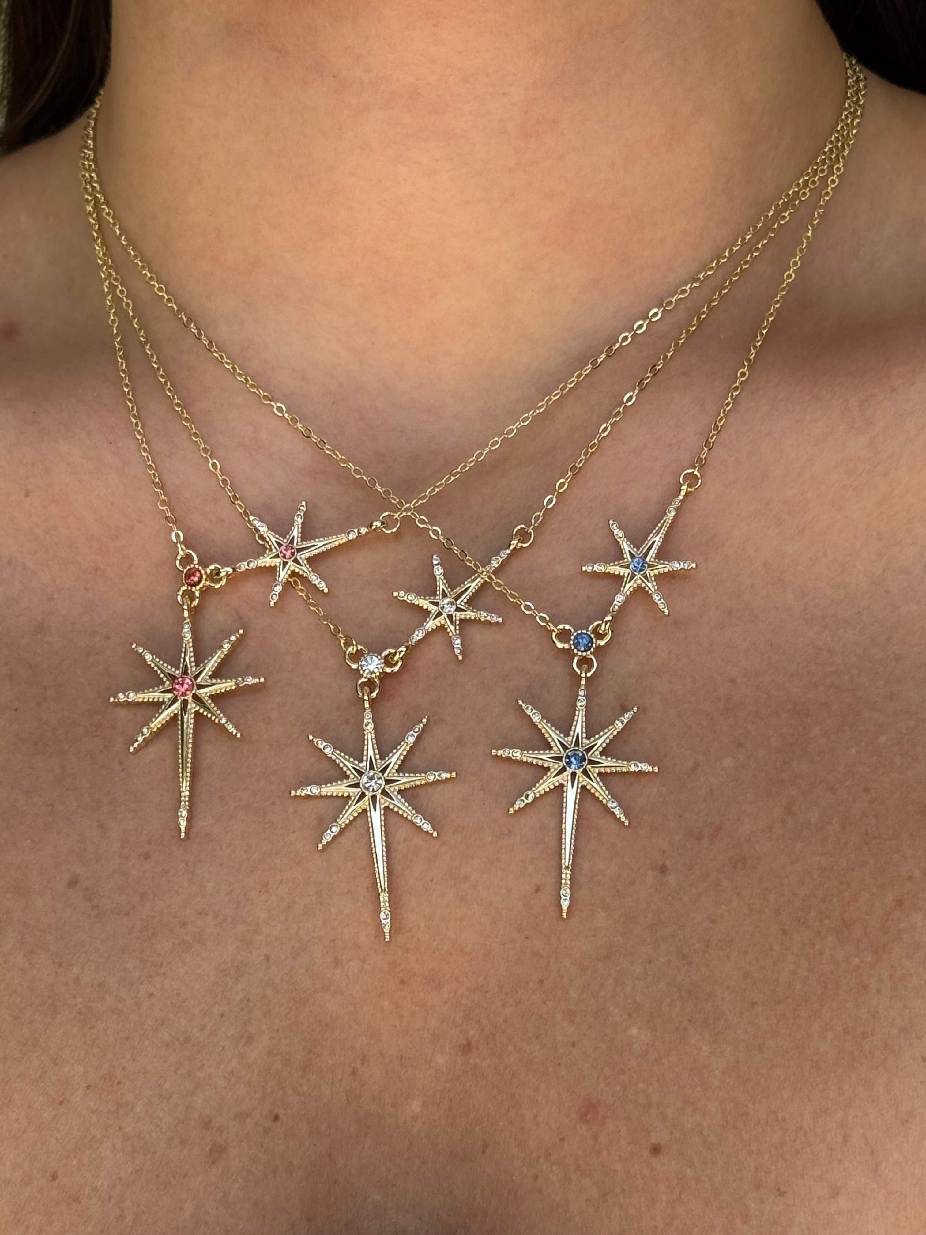 Duo Star Necklace