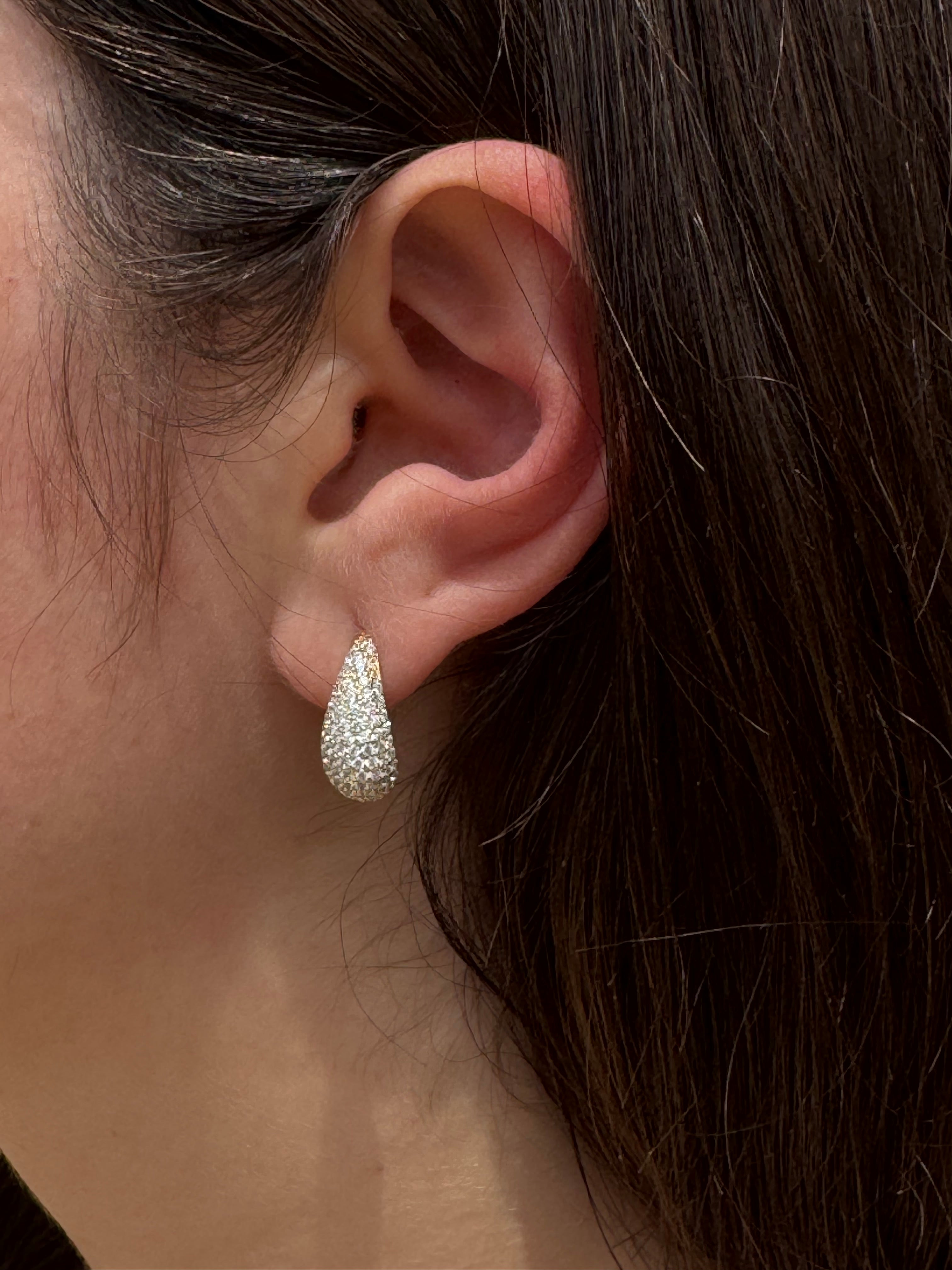 Shine drop earrings