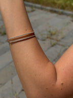 Duo rhinestone bangle